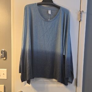 Blue Gradient Women's Top